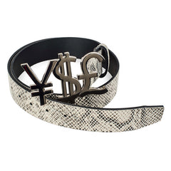 Yen Dollar Pound Belt Snake